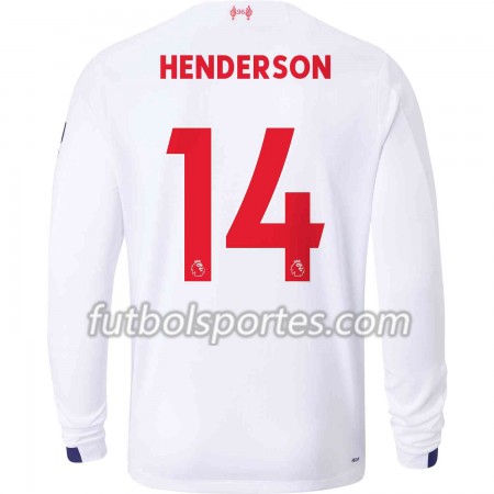 Camisetas Liverpool Jordan Henderson 14 Segunda Equipacion 2019/2020 Manga Larga